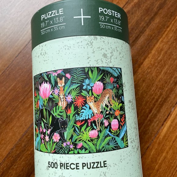 NEW Welcome to the Jungle World 500Pc Puzzle by Modern Expressions - Picture 3 of 5